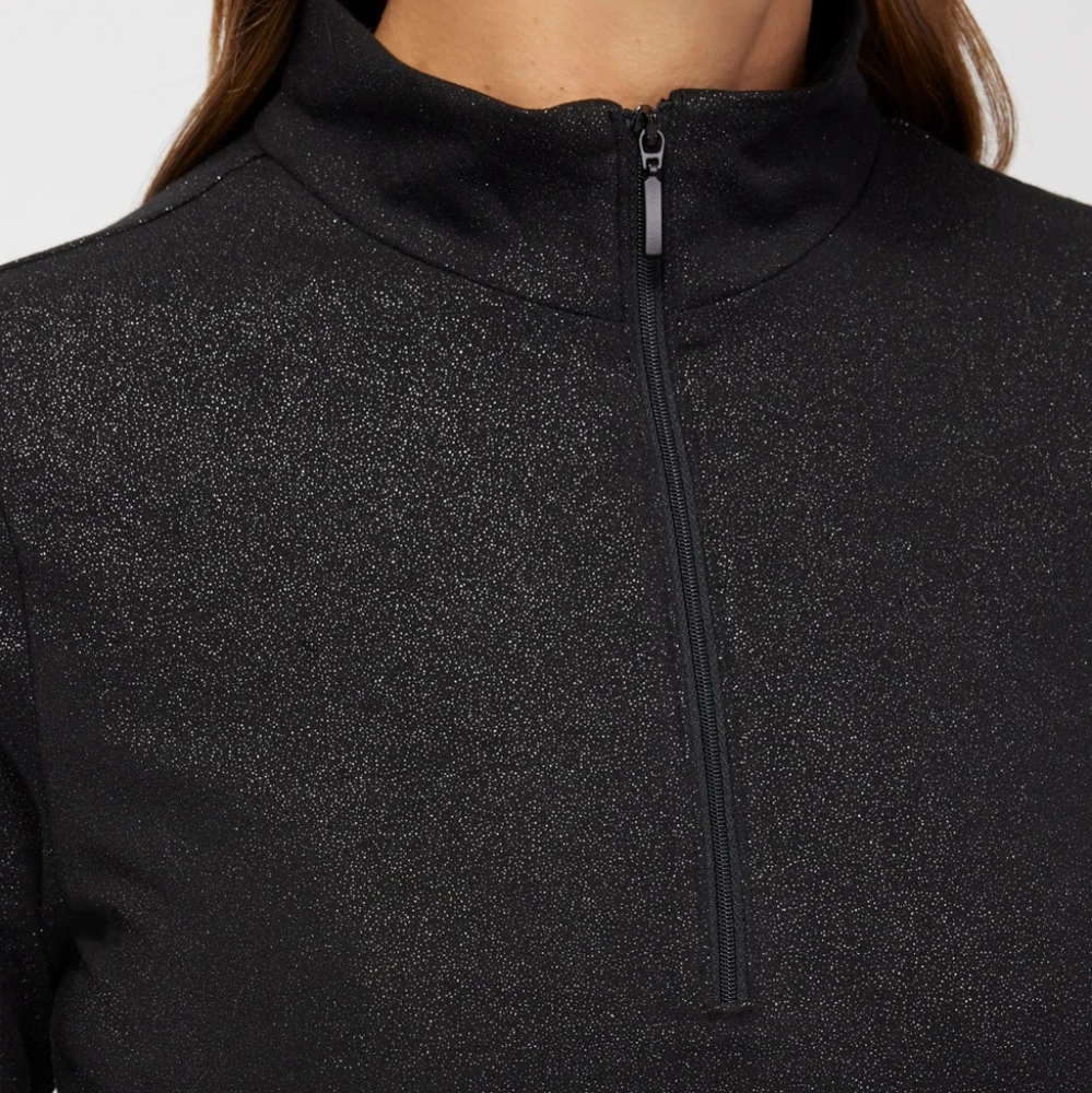 Chico's zenergy half zip knit top size 2